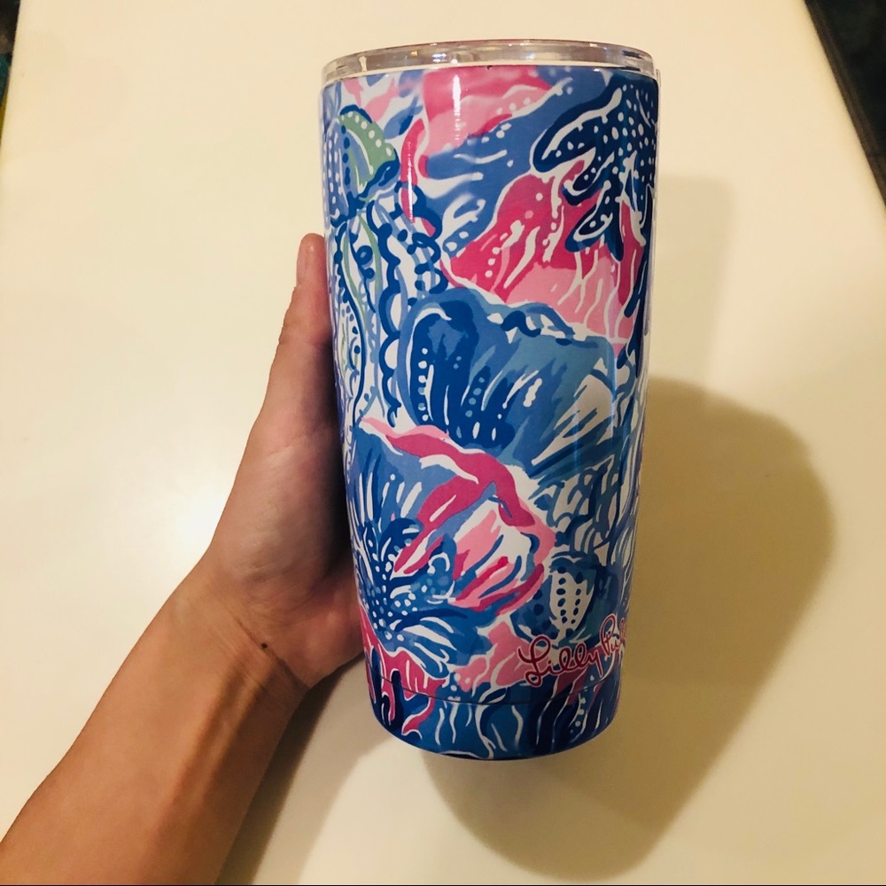 lilly pulitzer metal tumbler NWT